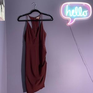 Sexy Burgundy bodycon dress!